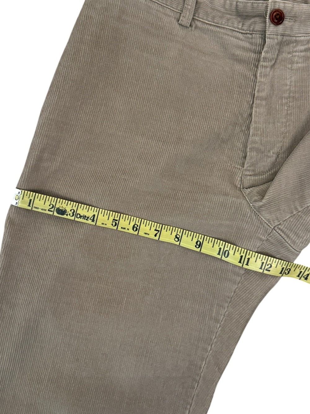 Vineyard Vines Wide Wale Corduroy Club Pants Tan Beige All Cotton 34x34 Shep Ian - Picture 13 of 15